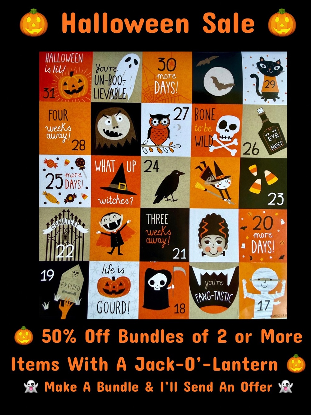 🎃 HALLOWEEN SALE! 🎃 50% Off Any 2 (or More) Items Marked With A 👉🎃🎃🎃🎃🎃🎃🎃